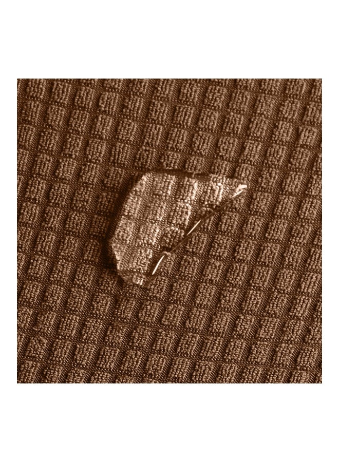 Single Seater Sofa Slip Cover Camel 28x28x8cm - Image 5