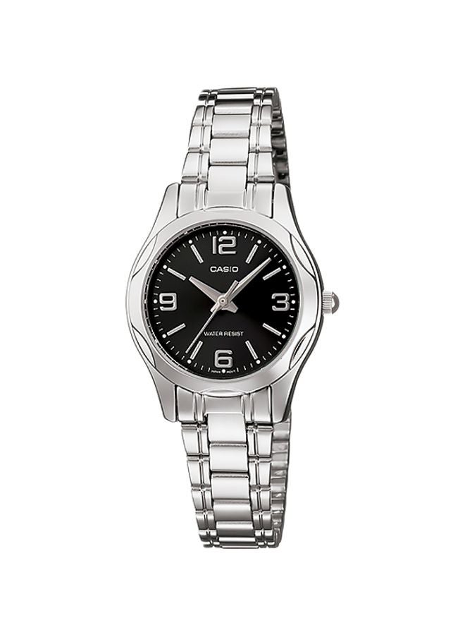 كاسيو ساعة يد بعقارب مقاومة للماء طراز MTP-1275D-1A2 - قياس 37 مم - لون فضي للرجال - Image 1