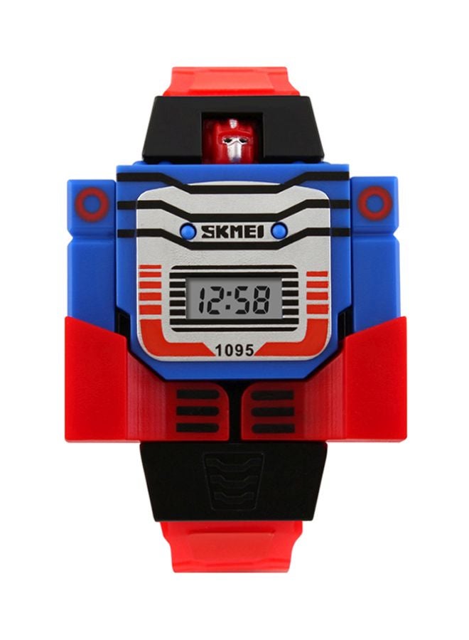 SKMEI Boys' Casual Digital Watch 1095 - 42 mm - Red - Image 1