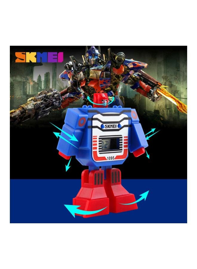 SKMEI Boys' Casual Digital Watch 1095 - 42 mm - Red - Image 4