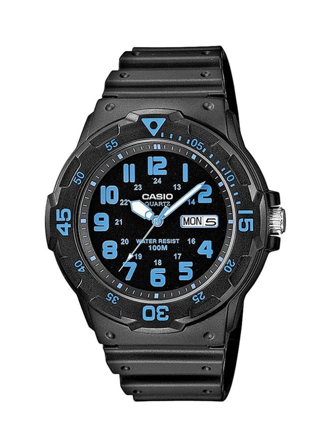 CASIO Men's Water Resistant Analog Watch MRW-200H-2BVEF - 45 mm - Black - Image 1