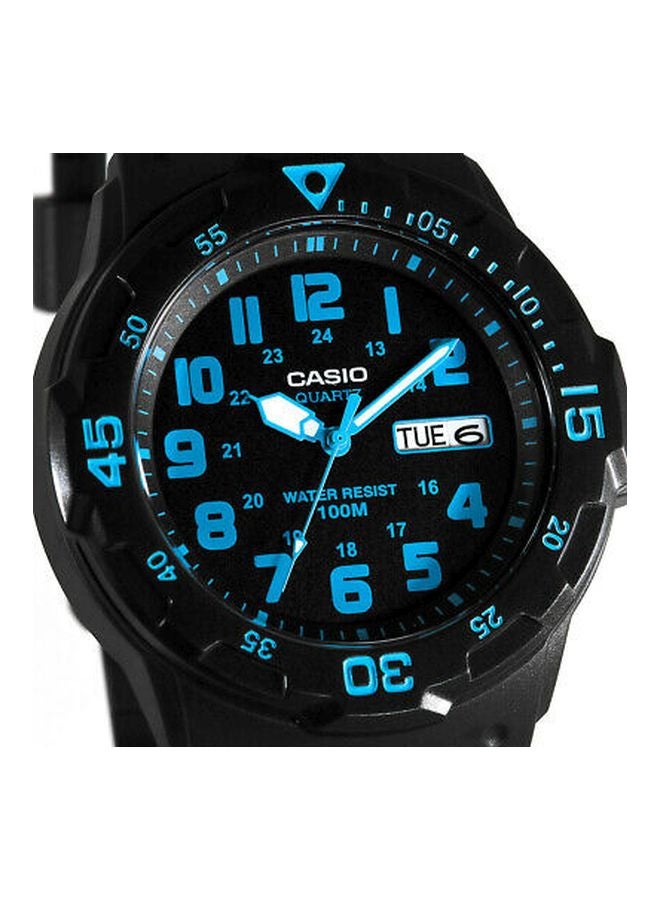 CASIO Men's Water Resistant Analog Watch MRW-200H-2BVEF - 45 mm - Black - Image 3