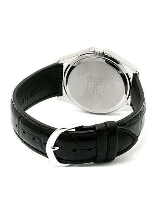 كاسيو ساعة يد بعقارب ومقاومة للماء طراز MTP-1183E-7ADF - مقاس 32 مم - لون أسود للرجال - Image 2