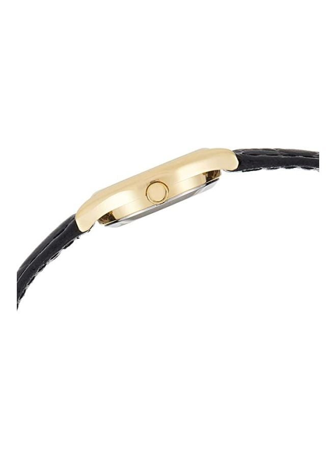 كاسيو ساعة يد بعقارب وسوار من الجلد طراز LTP-1094Q-7B2RDF - 22 مم - لون أسود للنساء - Image 3