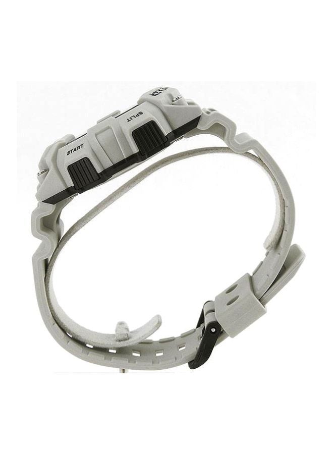 كاسيو ساعة يد رقمية مقاومة للماء طراز W-735H-8A2 - قياس 47 مم - لون رمادي للرجال - Image 2