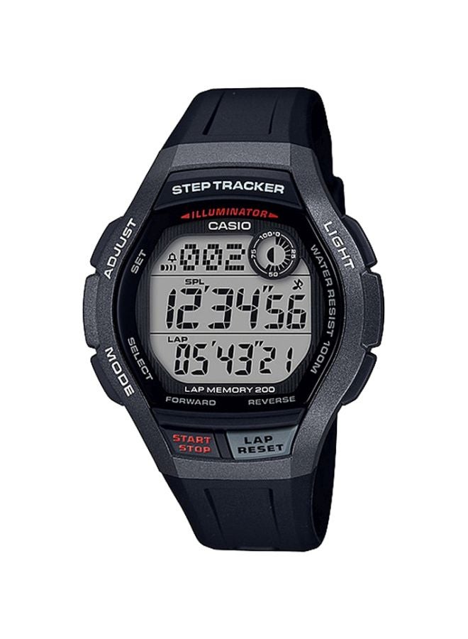 كاسيو Men's Water Resistant Digital Watch WS-2000H-1AVDF - 43 mm - Black - Image 1