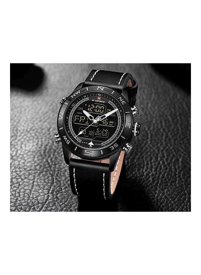 NAVIFORCE - men Water Resistant Analog & Digital Watch Nf9144 - 45 mm - Black - Image 1