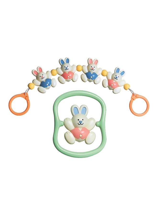 TOLO - 2-Piece Bunnies Rattle Toy With Teether Set - Image 1