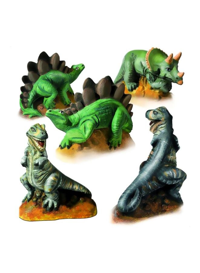 Ses 16-Piece Creative Dinosaurs Painting And Casting Crafts Set 8710341014063 - Image 2