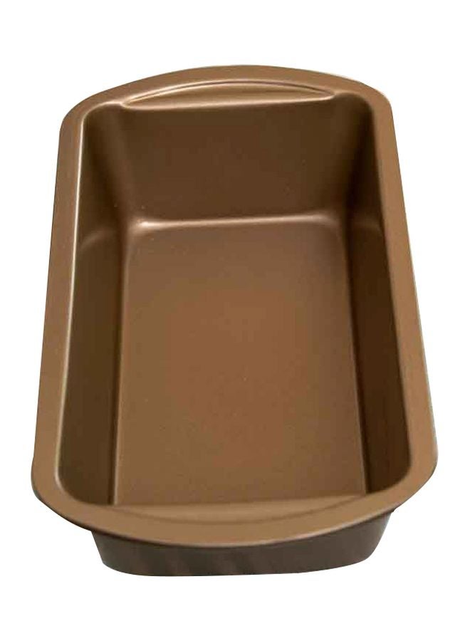 بان هوم  صينية مستطيلة للخبز لون نحاسي 28x15x8سم - Image 1