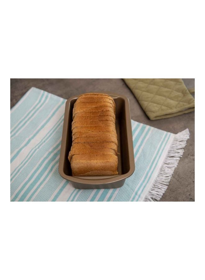 بان هوم  صينية مستطيلة للخبز لون نحاسي 28x15x8سم - Image 2