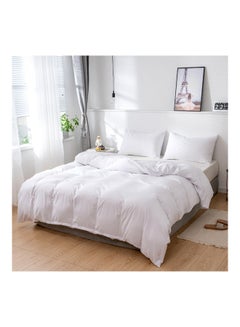 Generic 3-Piece Pillowcase Quilt Cover Set Polyester White  - Image 2