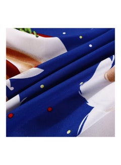 Generic 4-Piece 3D Printed Quilt Set polyester Blue/Red/White King  - Image 2