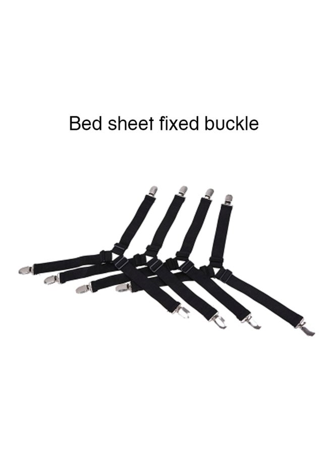 Adjustable Bed Sheet Fastener Combination Black/Silver - v1593002836/N38795259A_3