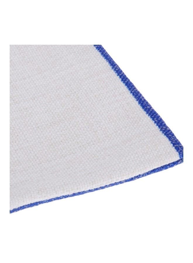 Modern Pillowcase Cover polyester Blue/White 45x45cm  - Image 3