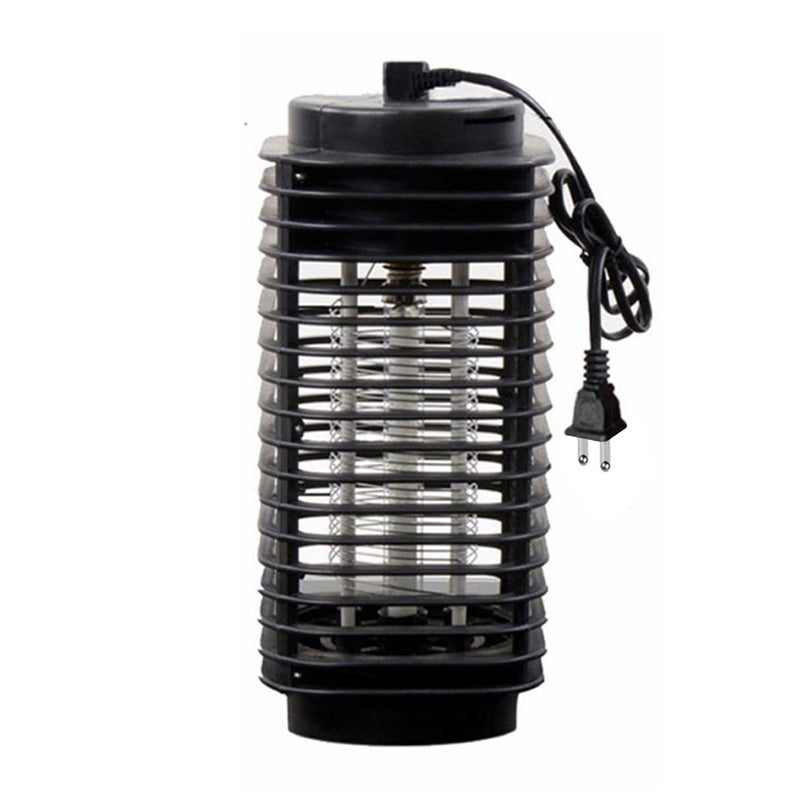 مصباح LED كهربائي لصعق البعوض أسود - Image 1