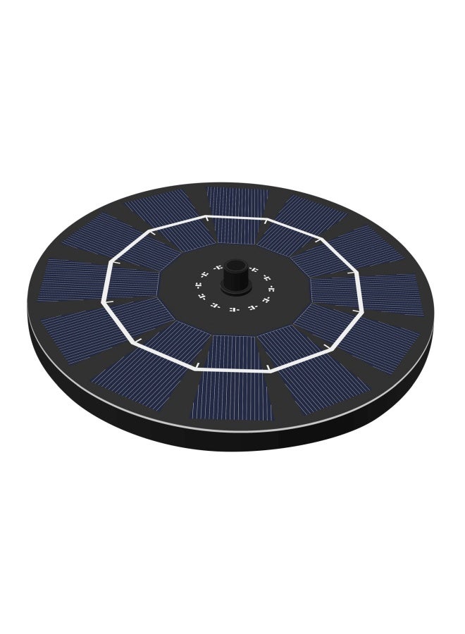 Generic Solar-Power Birdbath Fountain Pump Black  - Image 1