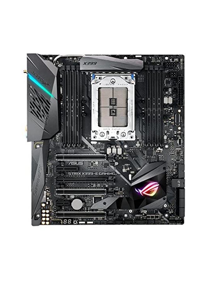 ASUS - ROG AMD Ryzen Threadripper TR4 DDR4 X399 E-ATX HEDT AURA Sync RGB Lighting Motherboard, 128 GB Black - Image 1