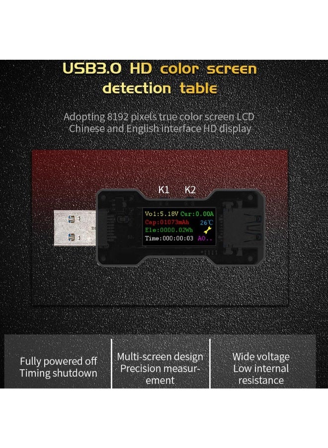 FNB18 USB Tester Black 76 x 30.5 x 15.6mm - Image 2