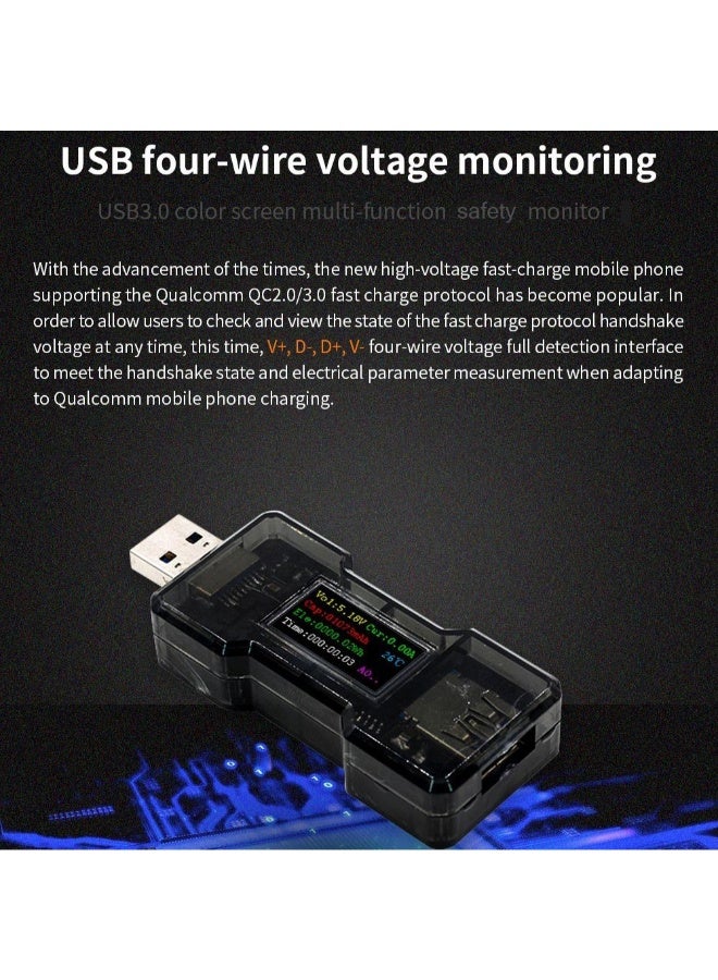 FNB18 USB Tester Black 76 x 30.5 x 15.6mm - Image 3