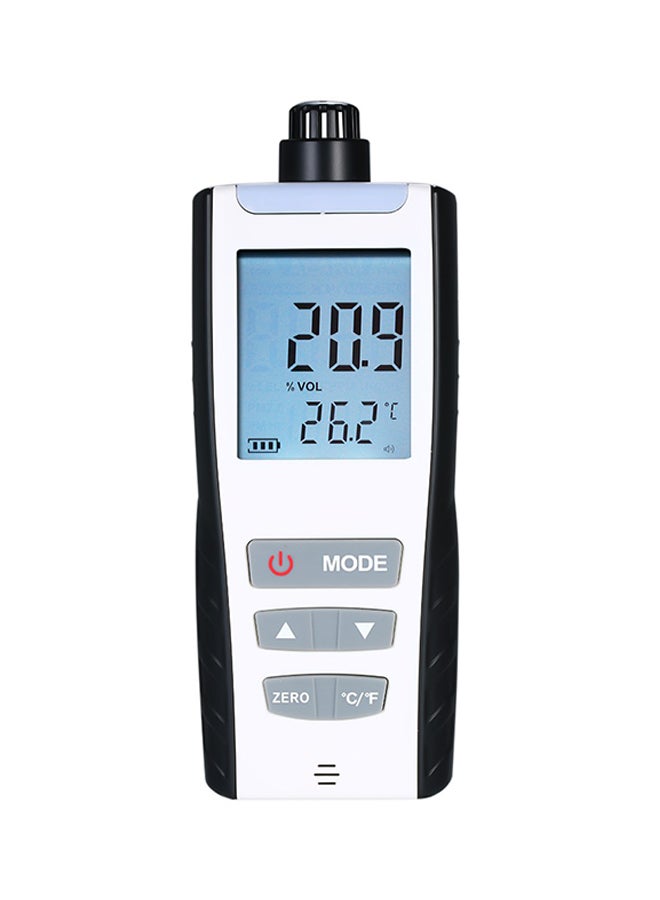 High Precision Oxygen Meter Vibration Alarm White/Black 180 x 70 x 30mm - Image 1