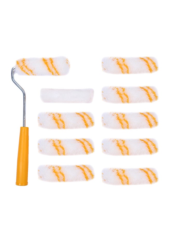 Household Painting Tool Yellow/White 4inch - Image 1