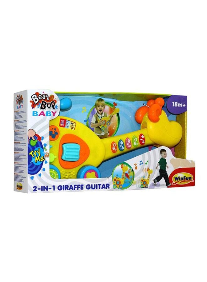 WinFun 2-In-1 Beat Bop Baby Giraffe Guitar 40x7x20cm  - Image 2