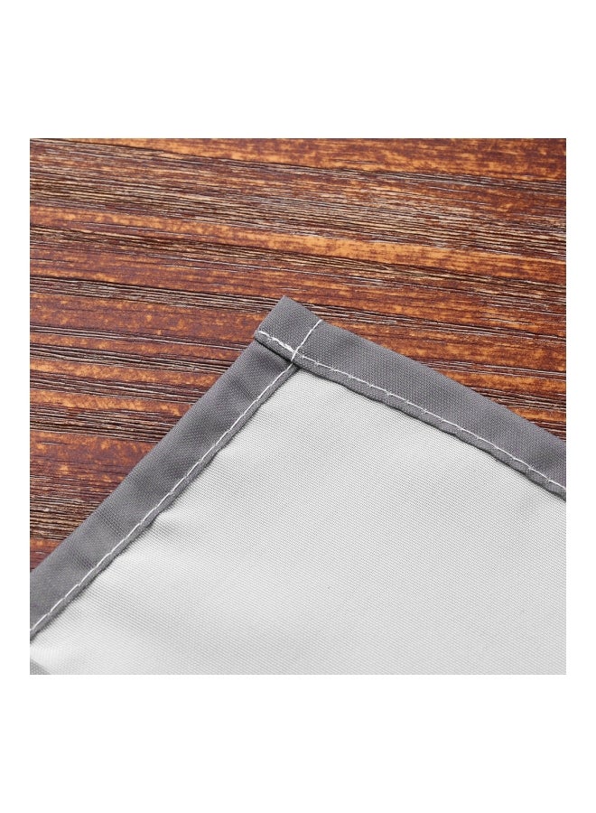 Htovila Printed Polyester Bath Curtain Grey/White 72x72inch - Image 4