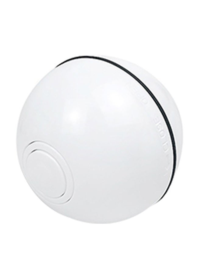 USB Rechargeable LED Cat Rolling Ball White 7cm