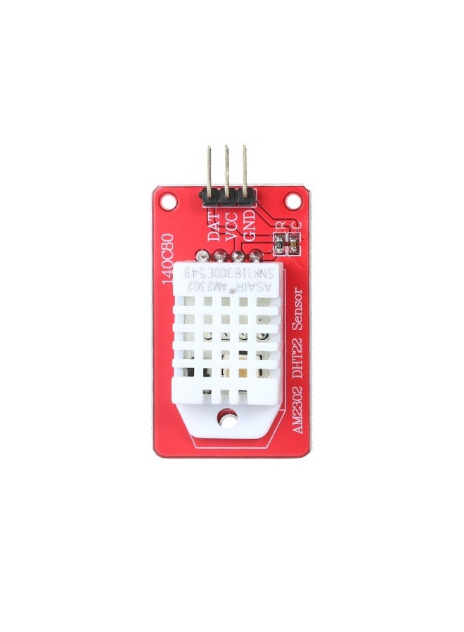 High Precision Digital Temperature Humidity Sensor Red/White 3.7 x 2.1cm  - Image 5