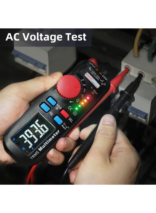 Automatic Range True RMS Digital Multimeter Clamp Meter Black 16.2cm  - Image 5