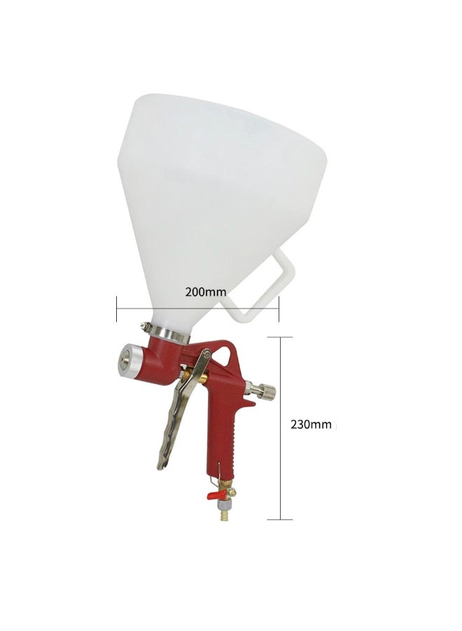Air Hopper Paint Texture Tool Air Spray Gun White/Red 29centimeter  - Image 3