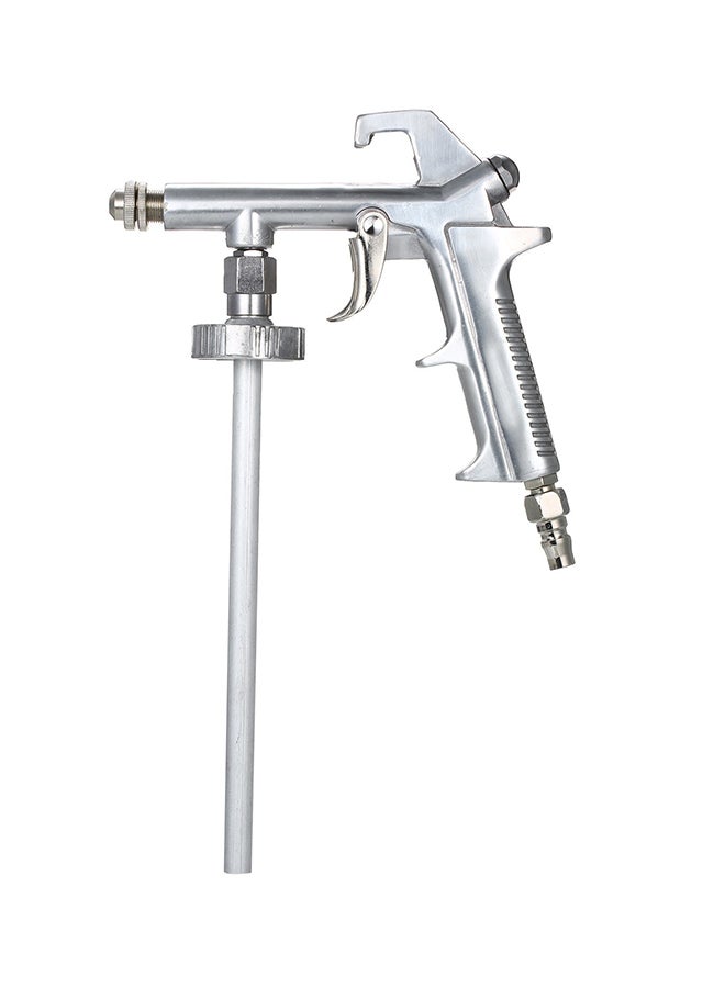 Aluminum Alloy Airbrush Paint Sand Spray Gun Silver 20centimeter  - Image 1