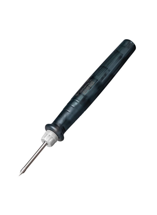 USB Electric Soldering Iron With Adjustable Temperature Black/Silver 19centimeter - Image 5