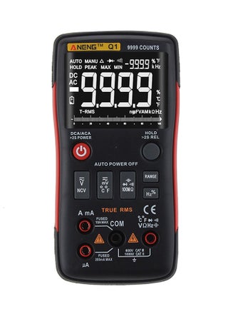 مقياس ترو RMS رقمي متعدد الوظائف وعالي الدقة يناسب جميع الأجهزة أحمر وأسود 21سم - v1593008920/N38694089A_1