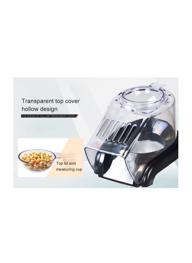 Small Hot Air Popcorn Popper Maker H31933US Red/Black/Clear  - Image 5