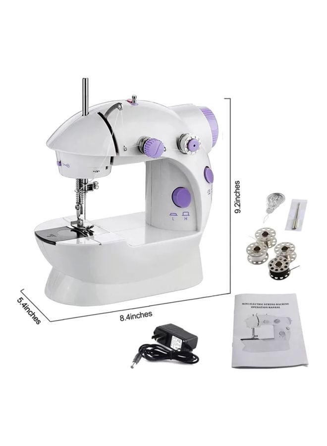 Generic Portable Mini Sewing Machine H32520-US White/Purple  - Image 2