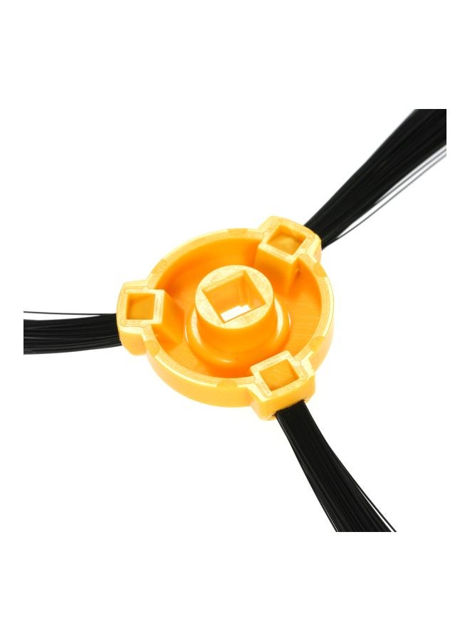 Generic 10-Piece Replacement 3-Armed Side Brushes For Ecovacs Deebot N79 N79S Robotic Vacuum Cleaner H22455-10 Black/Yellow  - Image 2