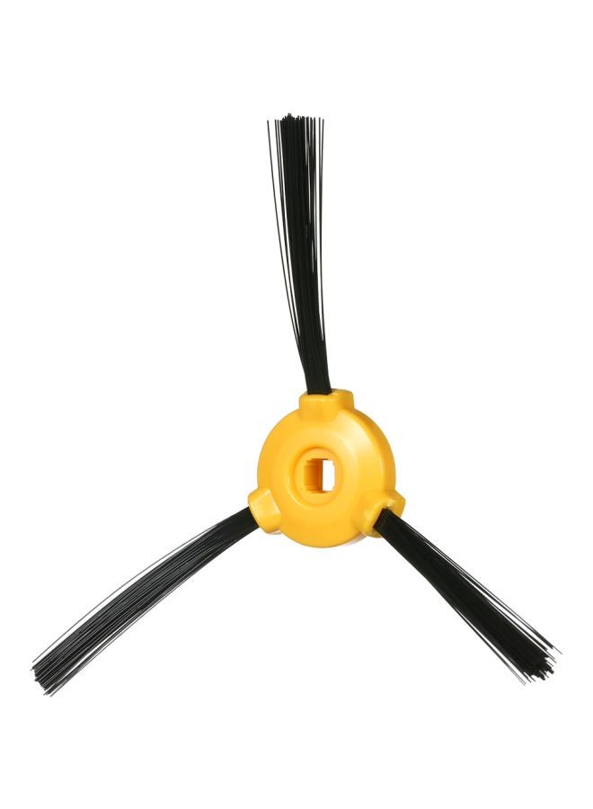 Generic 10-Piece Replacement 3-Armed Side Brushes For Ecovacs Deebot N79 N79S Robotic Vacuum Cleaner H22455-10 Black/Yellow  - Image 4