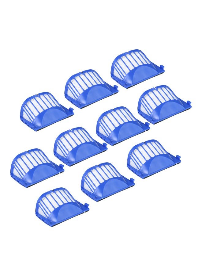 10-Piece Replacement Filter Accessories For iRobot Roomba 600 Series 690 691 694 650 651 664 615 601 630 Vacuum Cleaner H21100 Blue  - Image 1