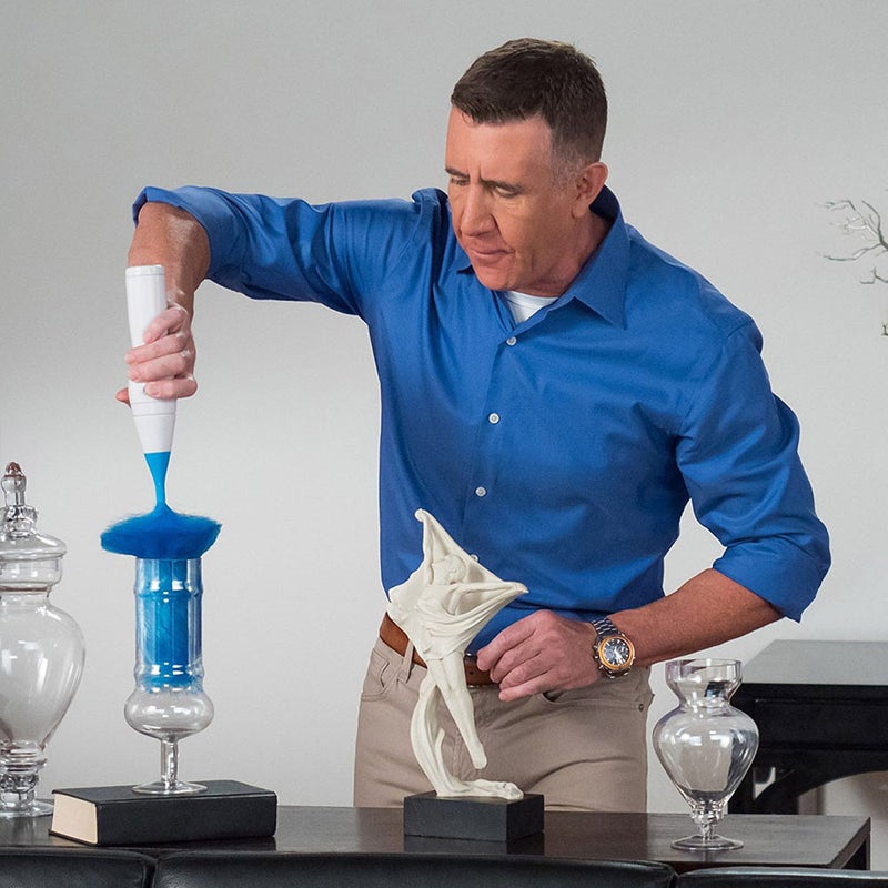 Cleaning Motorised Duster Blue/White - Image 3