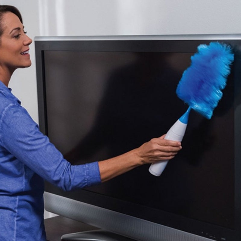 Cleaning Motorised Duster Blue/White - Image 5