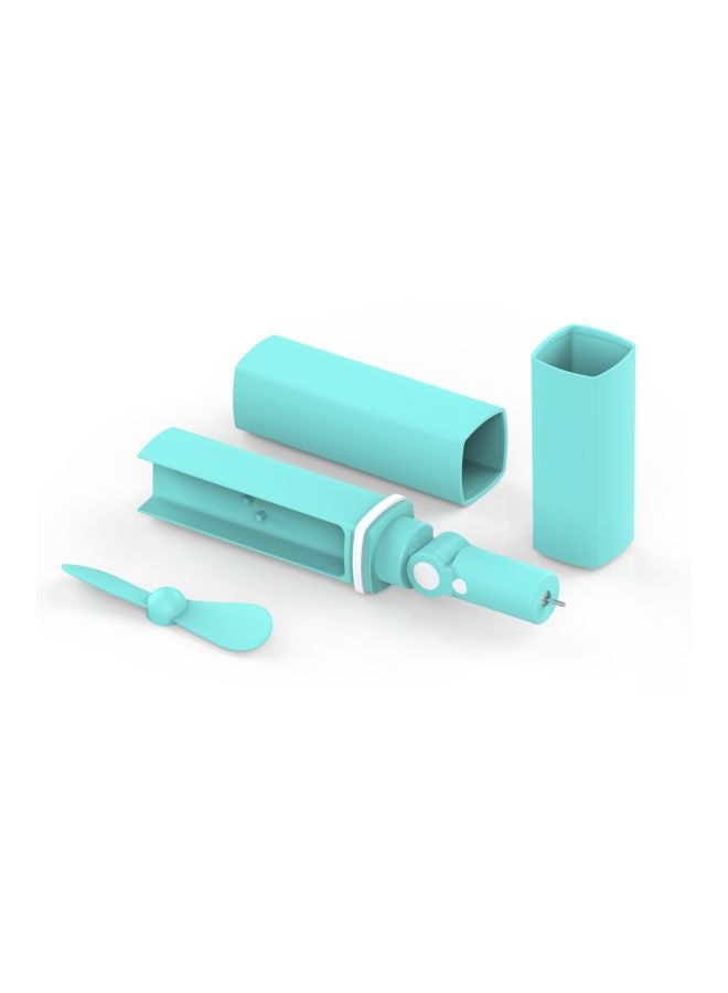 ماركة غير محددة مروحة كهربائية صغيرة بحجم الجيب ومزودة بمنفذ USB البحيرة الزرقاء  - Image 5