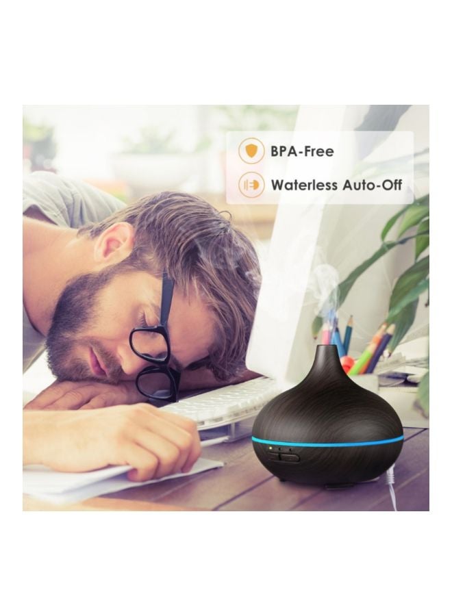 Portable Aromatherapy Mist Humidifier 11W H28889D-US Dark Brown - Image 3