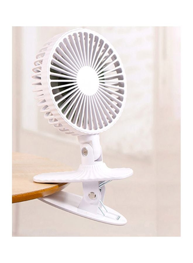 مروحة مكتب بمشبك 2 في 1 بقوة 9 وات H32237W أبيض - Image 4