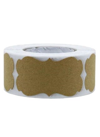 Multipurpose Adhesive Label Sticker Roll Brown/White - v1593011354/N38718162A_1