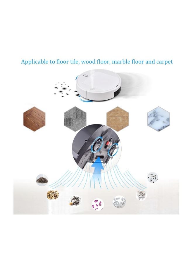 Generic - Automatic Robot Vacuum Cleaner 3.7W 3.7 W H32139W White - Image 1