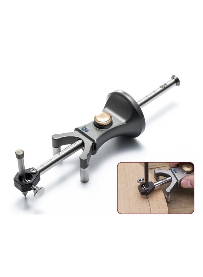 Dual-Purpose Woodworking Linear Arc Scriber Silver 180mm  - Image 3
