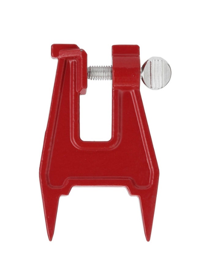 Iron Chainsaw Guide Bracket Red 5 x 2.4inch - Image 2