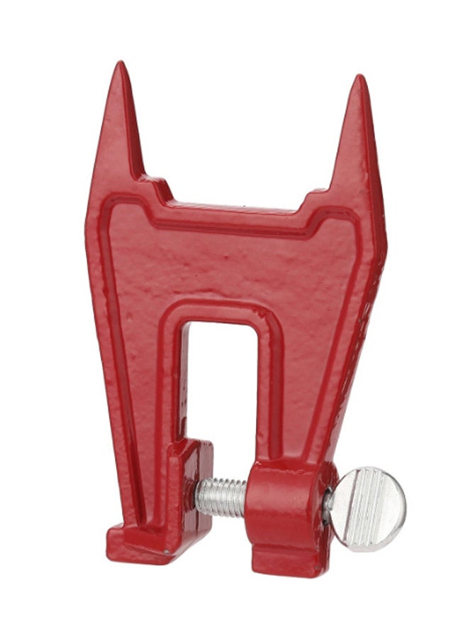 Iron Chainsaw Guide Bracket Red 5 x 2.4inch - Image 5